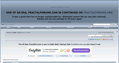 Desktop Screenshot of fractalforums.com